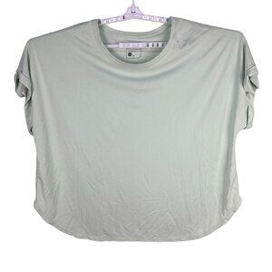 Stylus Sandwash Tee 2X Modal Blend Relaxed Fit Light Green Made In Jordan